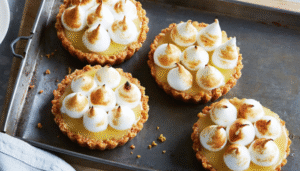 Anzac Biscuit Lemon Tart