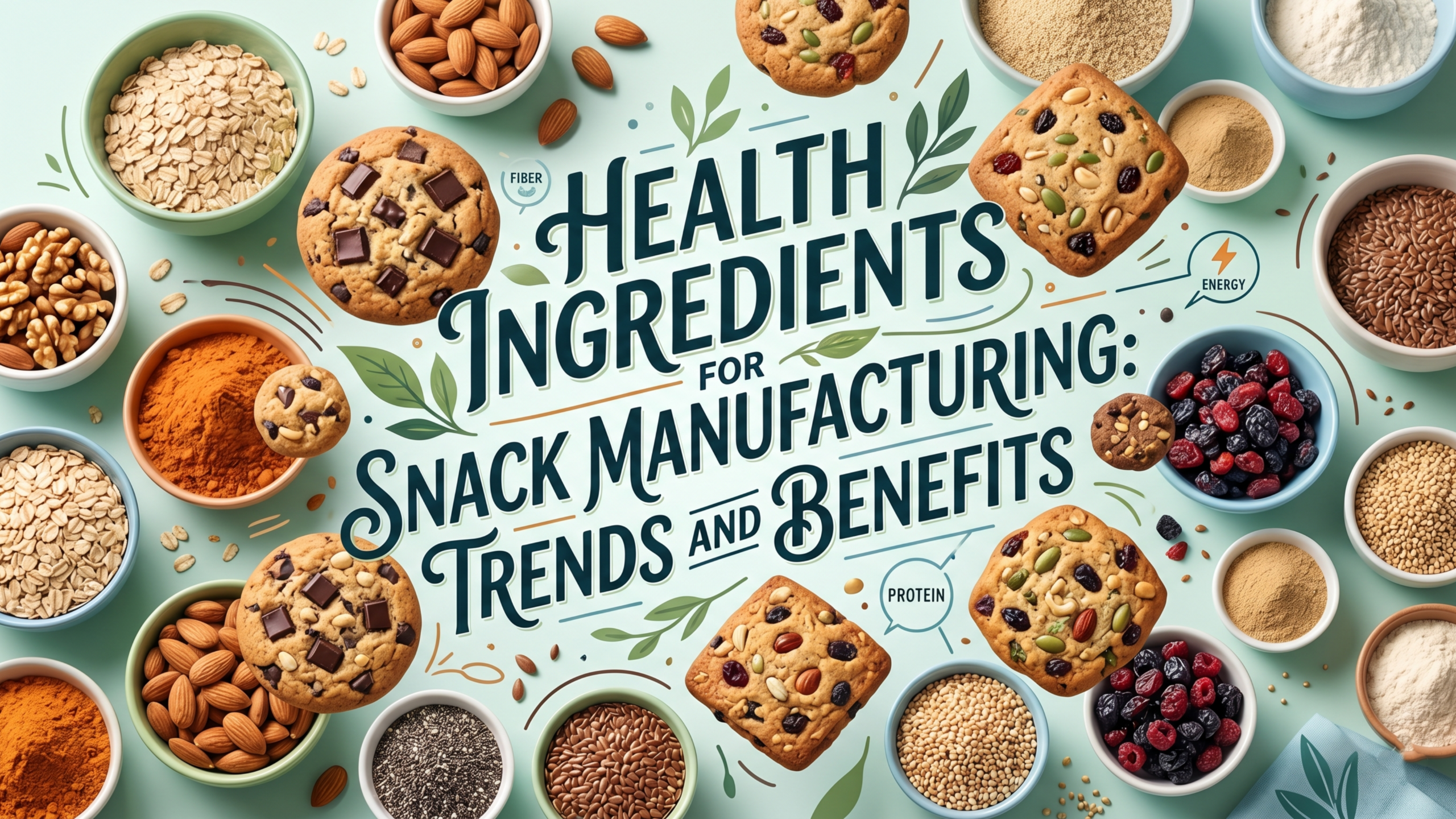 Health Ingredients for Snack Manufacturing companies